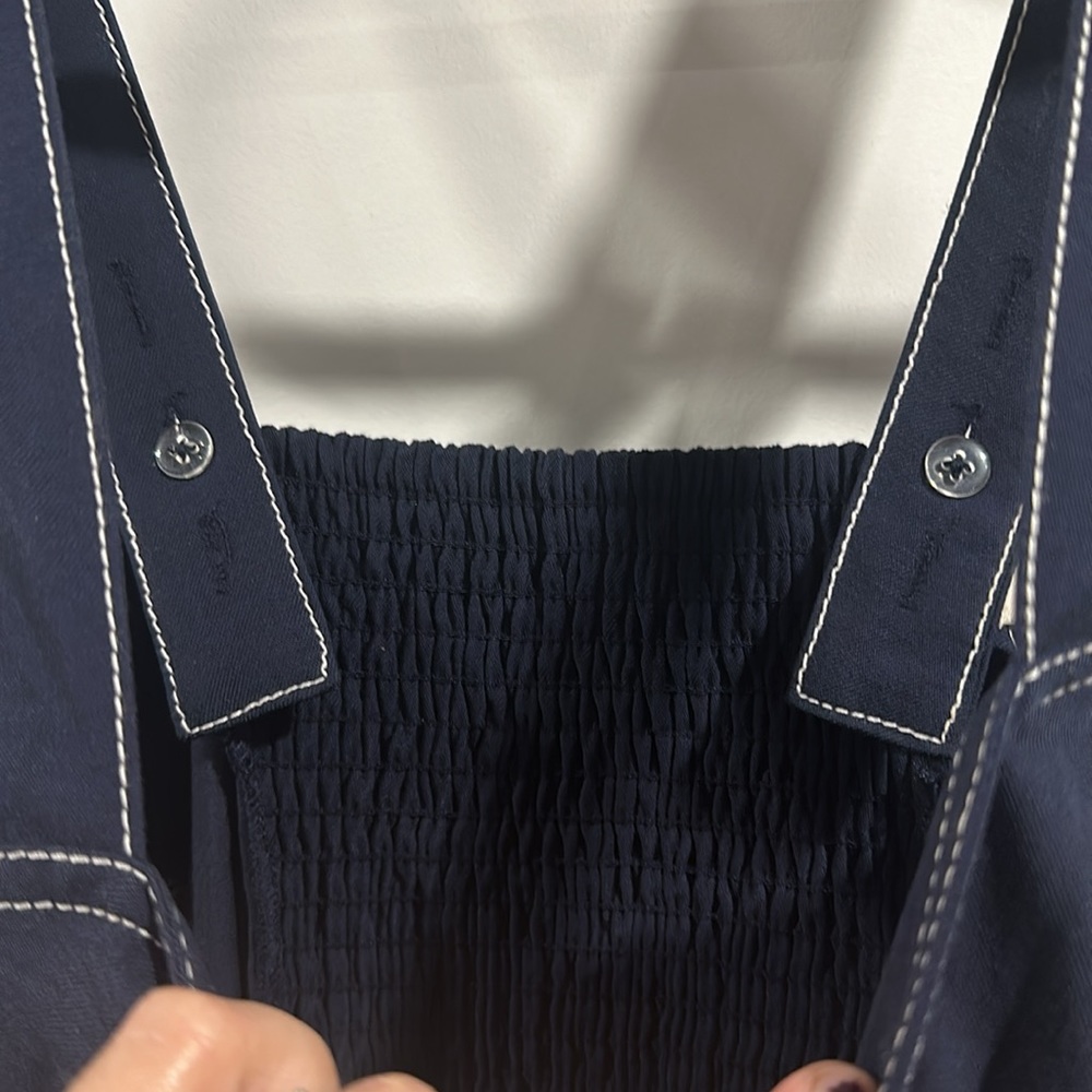 NWT A New Day Nautical Twist Tie Front Dress - Picture 8 of 13